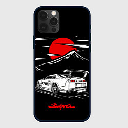 Чехол для iPhone 12 Pro Max Тойота супра - JDM Style, цвет: 3D-черный