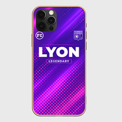 Чехол для iPhone 12 Pro Max Lyon legendary sport grunge, цвет: 3D-светло-розовый