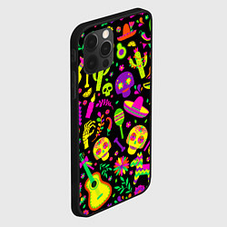 Чехол для iPhone 12 Pro Max Mexican motifs, цвет: 3D-черный — фото 2