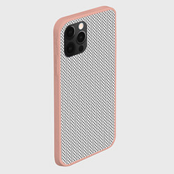 Чехол для iPhone 12 Pro Max Белая змея, цвет: 3D-светло-розовый — фото 2