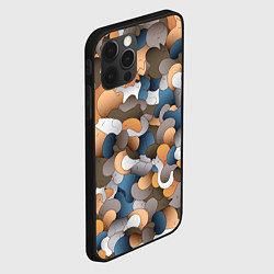 Чехол для iPhone 12 Pro Max Котики это жидкость, цвет: 3D-черный — фото 2