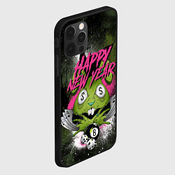 Чехол для iPhone 12 Pro Max Geen rabbit happy new year, цвет: 3D-черный — фото 2