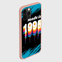 Чехол для iPhone 12 Pro Max Made in 1995: liquid art, цвет: 3D-светло-розовый — фото 2