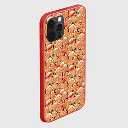 Чехол для iPhone 12 Pro Max Новогодние сладости, цвет: 3D-красный — фото 2