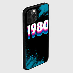 Чехол для iPhone 12 Pro Max Made in 1980: vintage art, цвет: 3D-черный — фото 2