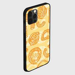 Чехол для iPhone 12 Pro Max Макарошки, цвет: 3D-черный — фото 2
