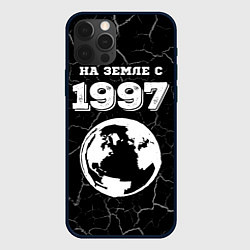 Чехол для iPhone 12 Pro Max На Земле с 1997: краска на темном, цвет: 3D-черный
