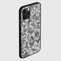 Чехол для iPhone 12 Pro Max Nirvana style light, цвет: 3D-черный — фото 2