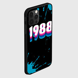 Чехол для iPhone 12 Pro Max Made in 1988: vintage art, цвет: 3D-черный — фото 2