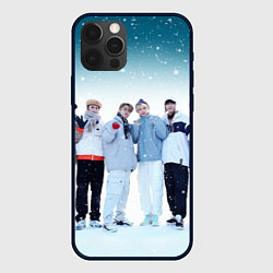 Чехол для iPhone 12 Pro Max Stray Kids winter, цвет: 3D-черный