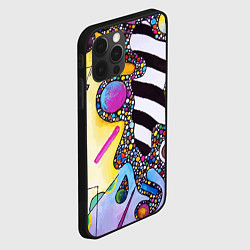 Чехол для iPhone 12 Pro Max Василий Кандинский Абстрактная композиция, цвет: 3D-черный — фото 2