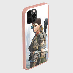 Чехол для iPhone 12 Pro Max Fallout 4 - character - ammunition, цвет: 3D-светло-розовый — фото 2