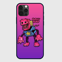 Чехол для iPhone 12 Pro Max Бокси Бу - Поппи Плейтайм, цвет: 3D-черный