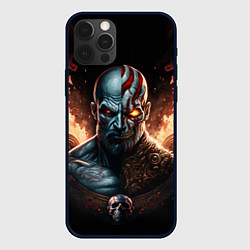 Чехол для iPhone 12 Pro Max God of War life and dead, цвет: 3D-черный