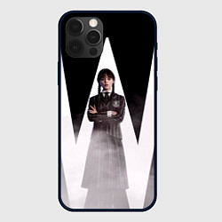 Чехол для iPhone 12 Pro Max W wednesday addams, цвет: 3D-черный