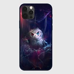 Чехол для iPhone 12 Pro Max Мистическая сова, цвет: 3D-черный
