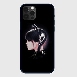 Чехол для iPhone 12 Pro Max Wednesday black kitty, цвет: 3D-черный