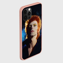 Чехол для iPhone 12 Pro Max David Bowie - Jean Genie, цвет: 3D-светло-розовый — фото 2