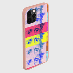 Чехол для iPhone 12 Pro Max Глаза Джексона, цвет: 3D-светло-розовый — фото 2