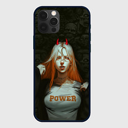 Чехол для iPhone 12 Pro Max Power - Anime Chainsaw Man, цвет: 3D-черный