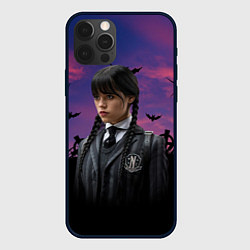 Чехол для iPhone 12 Pro Max Wednesday Addams, цвет: 3D-черный