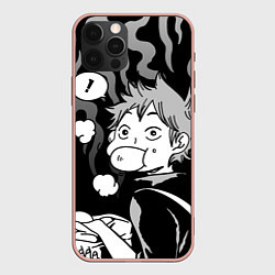 Чехол для iPhone 12 Pro Max Хината из Haikyuu!!, цвет: 3D-светло-розовый