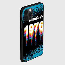 Чехол для iPhone 12 Pro Max Made in 1976: liquid art, цвет: 3D-черный — фото 2