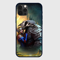 Чехол для iPhone 12 Pro Max Sven and Crystal Maiden, цвет: 3D-черный