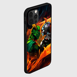 Чехол для iPhone 12 Pro Max Wraith King and Gueen of Pain, цвет: 3D-черный — фото 2
