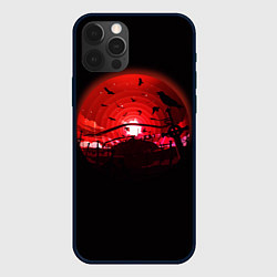 Чехол для iPhone 12 Pro Max Кружащие вороны, цвет: 3D-черный