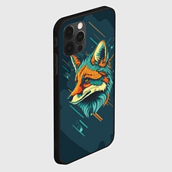 Чехол для iPhone 12 Pro Max Загадочный лис, цвет: 3D-черный — фото 2