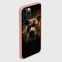 Чехол для iPhone 12 Pro Max Стафф - огонь, цвет: 3D-светло-розовый — фото 2