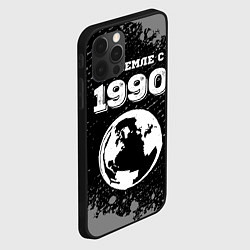 Чехол для iPhone 12 Pro Max На Земле с 1990: краска на темном, цвет: 3D-черный — фото 2