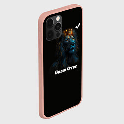 Чехол для iPhone 12 Pro Max Lion-game over, цвет: 3D-светло-розовый — фото 2