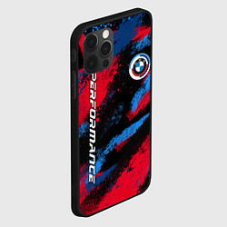 Чехол для iPhone 12 Pro Max Бмв - цвета м серии, цвет: 3D-черный — фото 2
