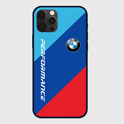 Чехол для iPhone 12 Pro Max Bmw - m colors, цвет: 3D-черный