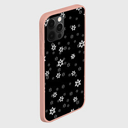 Чехол для iPhone 12 Pro Max Astro emblem pattern, цвет: 3D-светло-розовый — фото 2