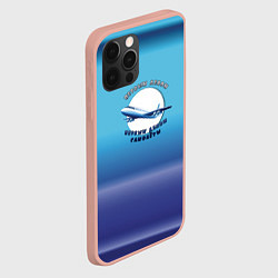 Чехол для iPhone 12 Pro Max Первым делом, первым делом самолёты, цвет: 3D-светло-розовый — фото 2