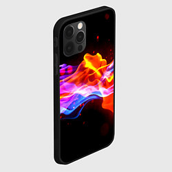 Чехол для iPhone 12 Pro Max Битвы огней волны, цвет: 3D-черный — фото 2