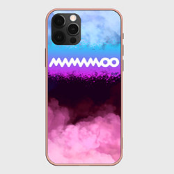 Чехол для iPhone 12 Pro Max Mamamoo clouds, цвет: 3D-светло-розовый