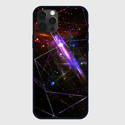 Чехол для iPhone 12 Pro Max Неоновая проекция, цвет: 3D-черный