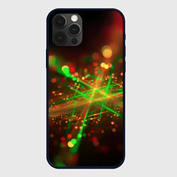 Чехол для iPhone 12 Pro Max Световая проекция, цвет: 3D-черный