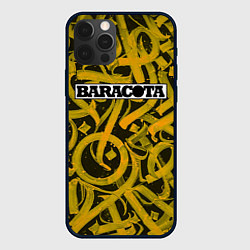 Чехол для iPhone 12 Pro Max Calligraphic Baracota, цвет: 3D-черный