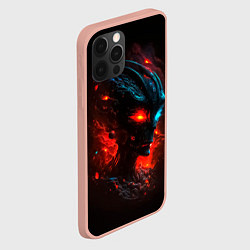Чехол для iPhone 12 Pro Max Демонический пришелец, цвет: 3D-светло-розовый — фото 2