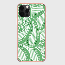 Чехол iPhone 12 Pro Max Абстракция восточный огурец