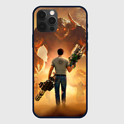 Чехол для iPhone 12 Pro Max Serious Sam, цвет: 3D-черный