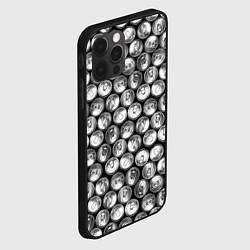 Чехол для iPhone 12 Pro Max Жестяные банки - вид сверху - паттерн, цвет: 3D-черный — фото 2