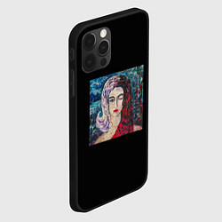 Чехол для iPhone 12 Pro Max Три дня дождя - когда ты откроешь глаза, цвет: 3D-черный — фото 2