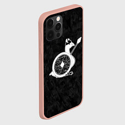 Чехол для iPhone 12 Pro Max Вооруженный гусь воин викинг, цвет: 3D-светло-розовый — фото 2