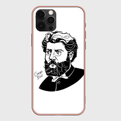 Чехол для iPhone 12 Pro Max Georges Bizet, цвет: 3D-светло-розовый